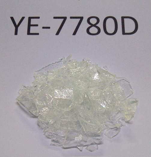 YE-7780D is an exterior saturated carboxylic polyester resin curing with TGIC at93/7 for thermosetting powder coating. Except with good durability and flow, it hasexcellent heat resistance performance up to 300℃ X 1 hr, with gloss maintained athigher than 90%, suitable for profiles powder coating 
