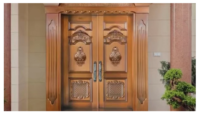 Elevate premium living spaces with Huaguoshan water-based baking resins for copper imitation doors!