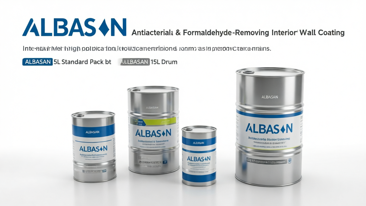 ALBASAN Antibacterial & Formaldehyde-Removing Interior Wall Coating