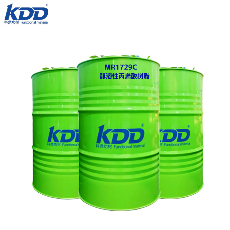 Alcohol soluble acrylic resin manufacturer KDD MR1729C   Specially designed for environmentally friendly low odor adhesive products