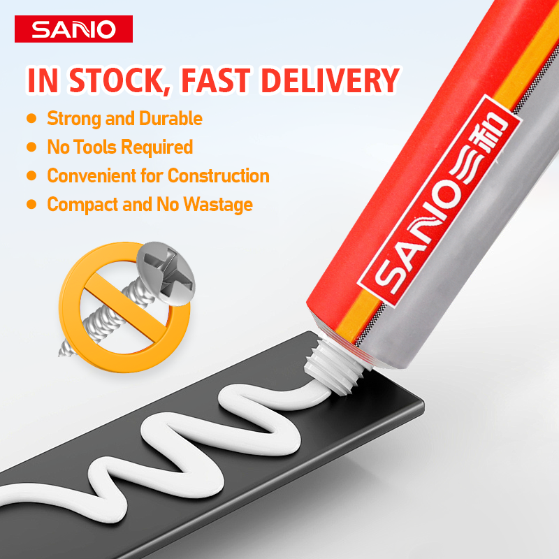 SANVO High-Strength Nail-Free Adhesive Fast-Dry China Eco-Label Certified Adhesive 10ml Liquid Nails Construction Nail-Free Glue