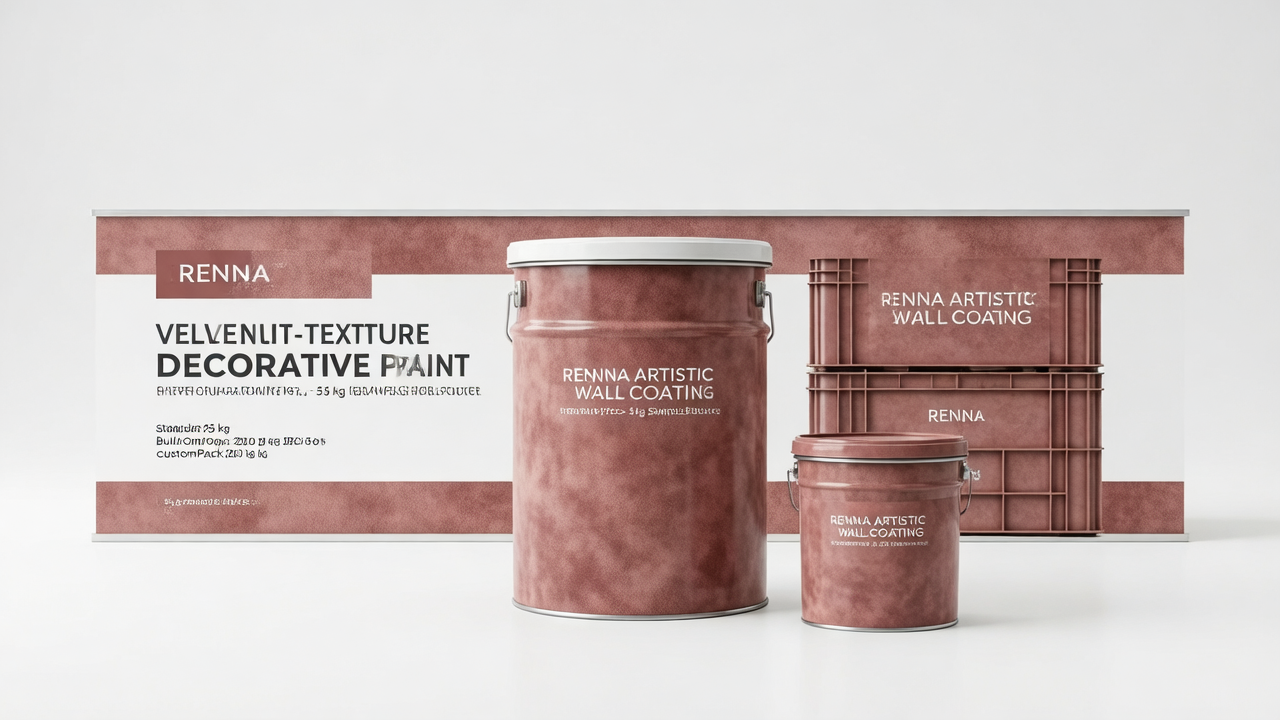 Renna Artistic Wall Coating – Velvet-Texture Decorative Paint