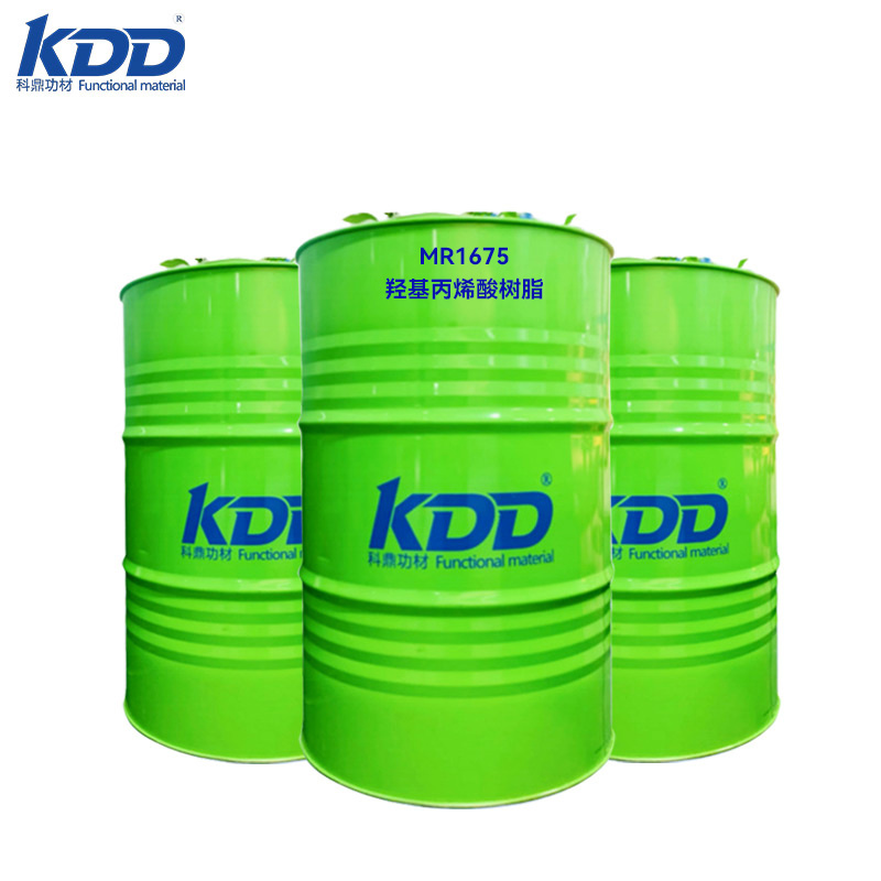 KDD MR1675 High hydroxyl value acrylic resin   Automotive coatings, wood coatings, topcoat, gloss coating, special resin for high gloss and fullness