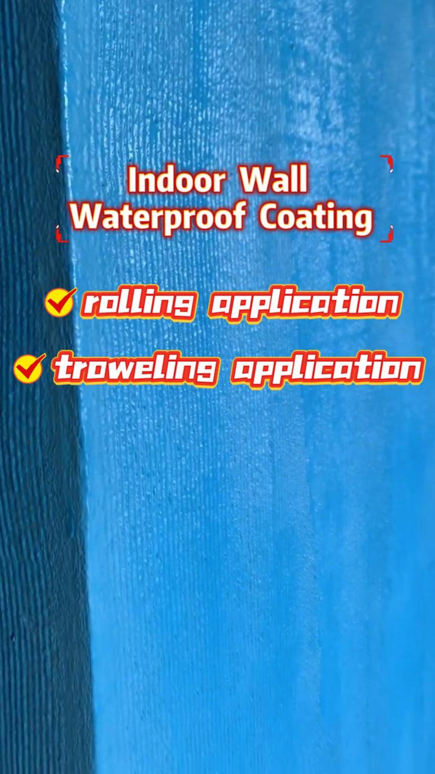 Moisture Resistant Anti Mold Eco Friendly Acrylic Liquid Coating Waterproof Paint for Interior Wall Decoration Home Shop Use