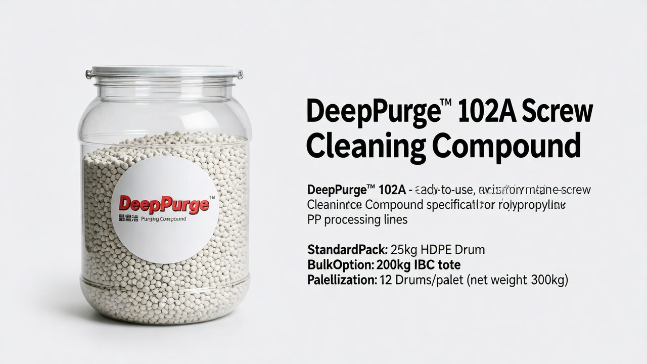 DeepPurge™ 102A Screw Cleaning Compound