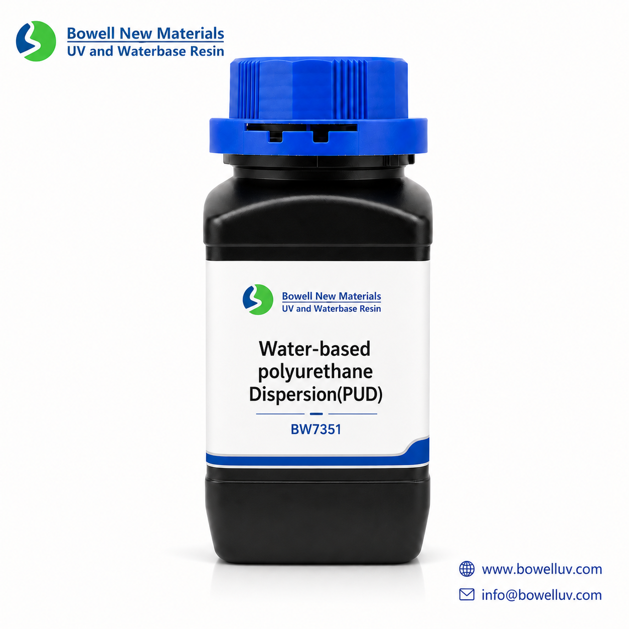 Water-based polyurethane Dispersion(PUD) for direct coating resins as primers in one-coat and multi-coat processes and can also be used in combination with high-gloss resins.