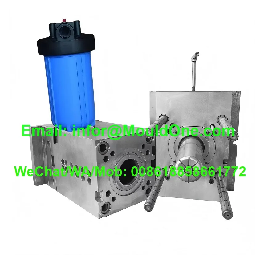 中国定制注塑 20 英寸巨型大型滤水器外壳产品模具    台州巨盛模塑有限公司